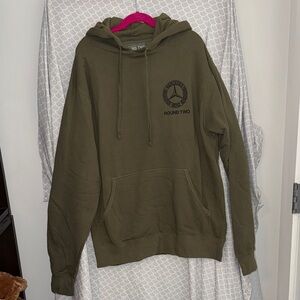 Round Two Mercedes Benz VIN Devers Colab Hoodie NWOT